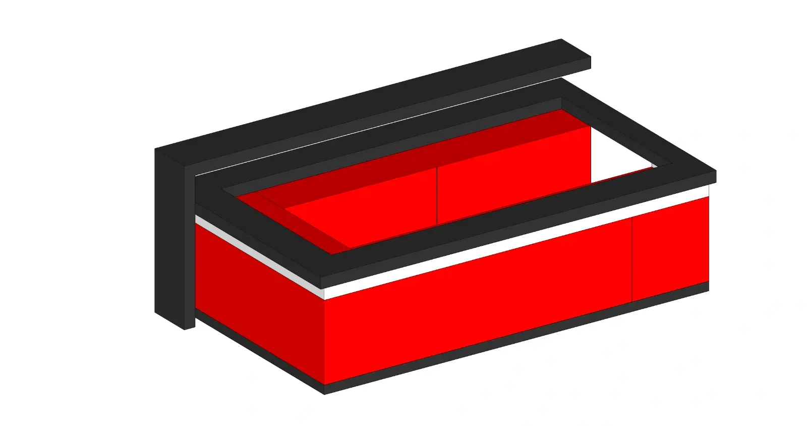 Framed Rectangular Checkout