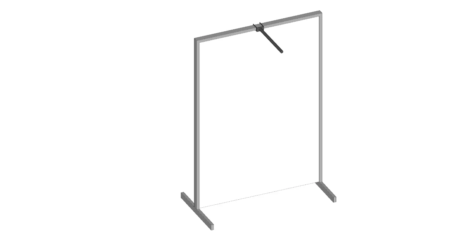 Minimalist Düz Askılıklı Orta Stand