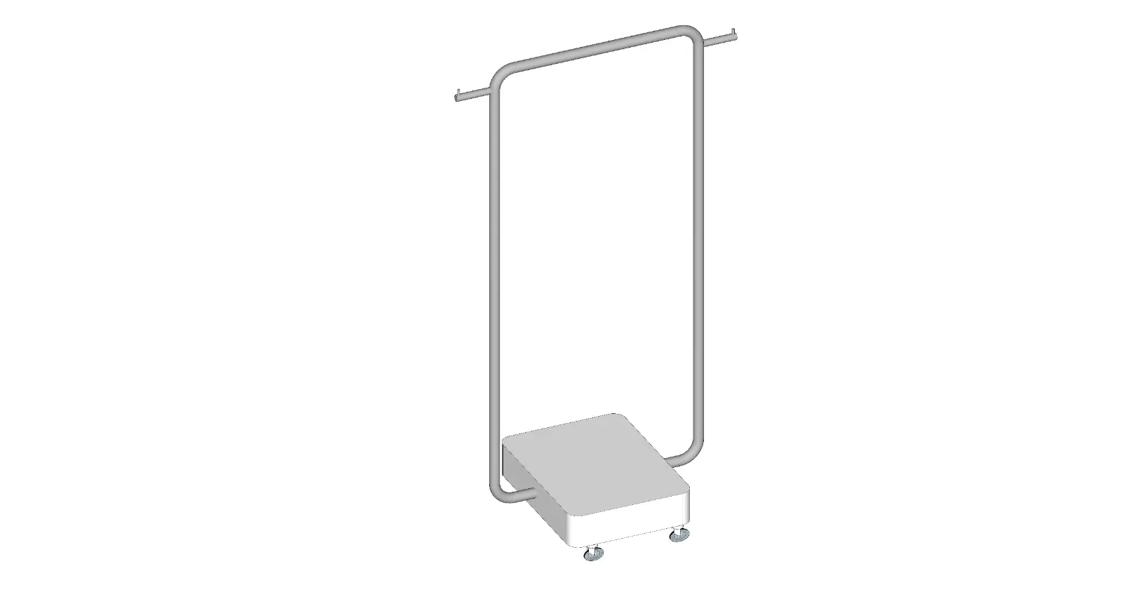 Oval Hatlı Podyumlu Tekerlekli Stand