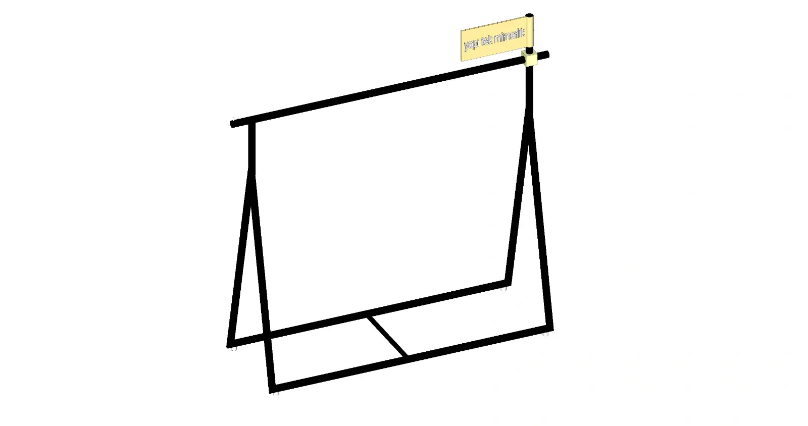 Tabelalı A-Ayaklı Minimalist Stand