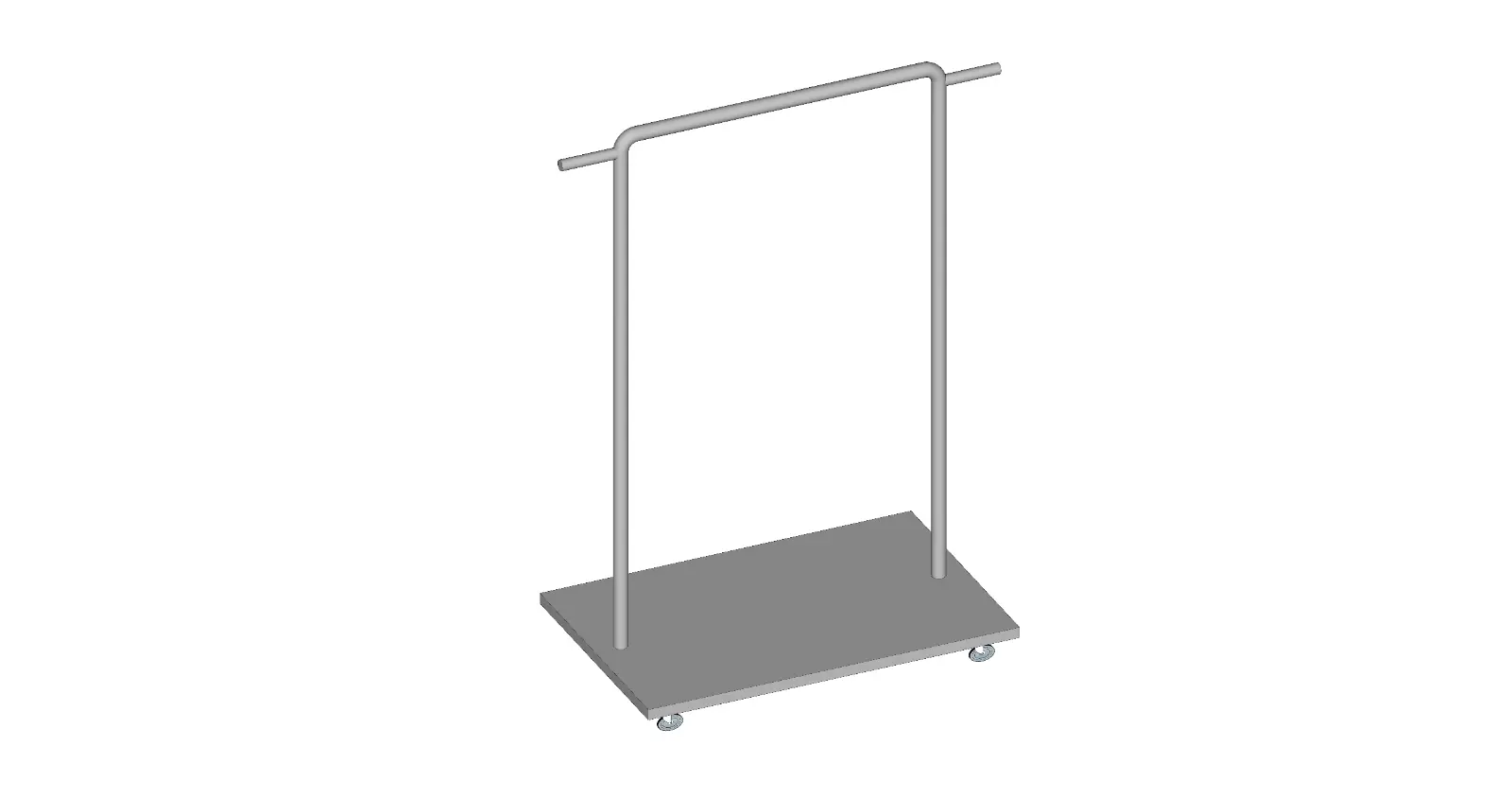 Uzantılı Tekerlekli Minimalist Stand